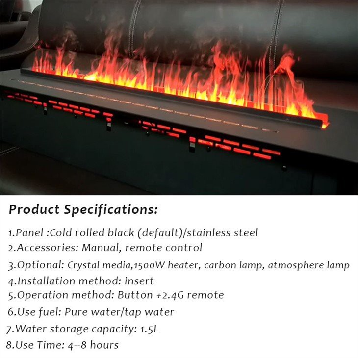 water vapor fireplace 45